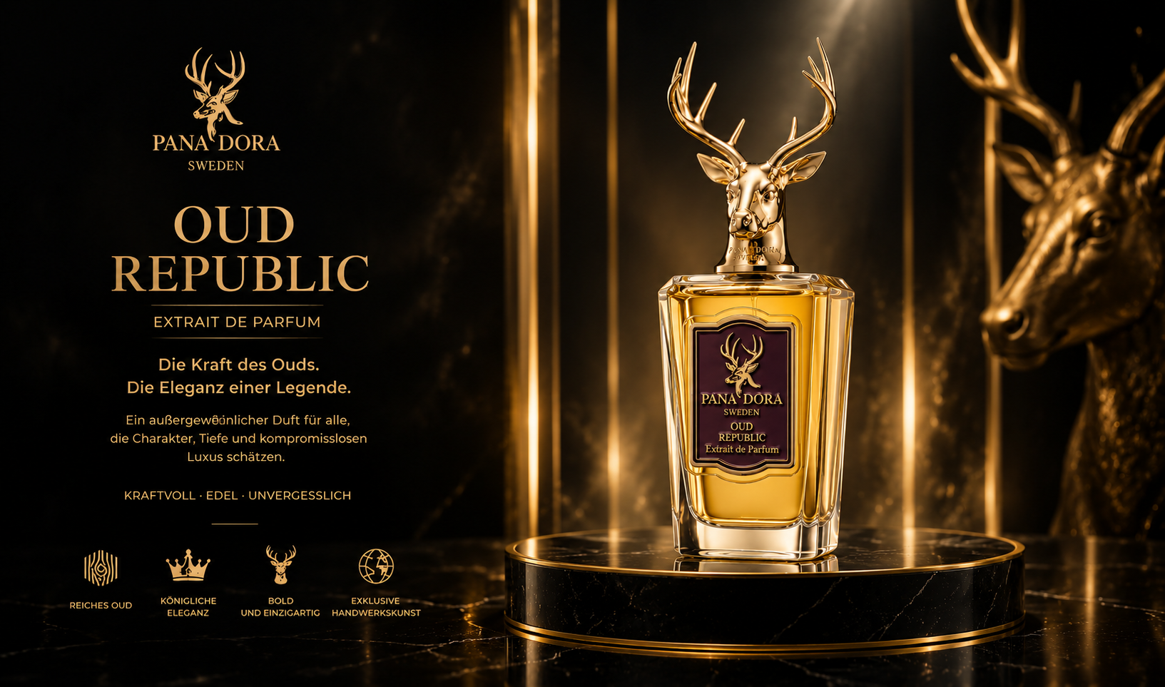 Pana Dora Sweden Oud Republic 100 ml Extrait de Parfum 