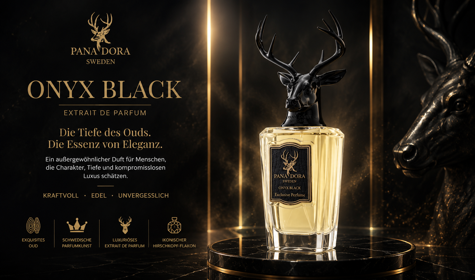 Pana Dora Sweden Onyx Black 100 ml Extrait de Parfum 