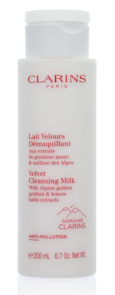 Clarins Lait Velours Démaquillant - Extraits de gentiane Jaune & Melisse des Alpes 200ml
