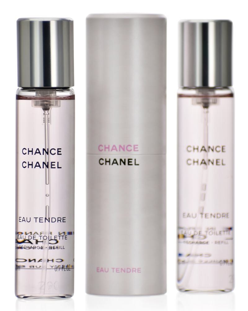 Chanel Chance Eau Tendre 3 x 20 ml Eau de Toilette Twist and Spray unboxed
