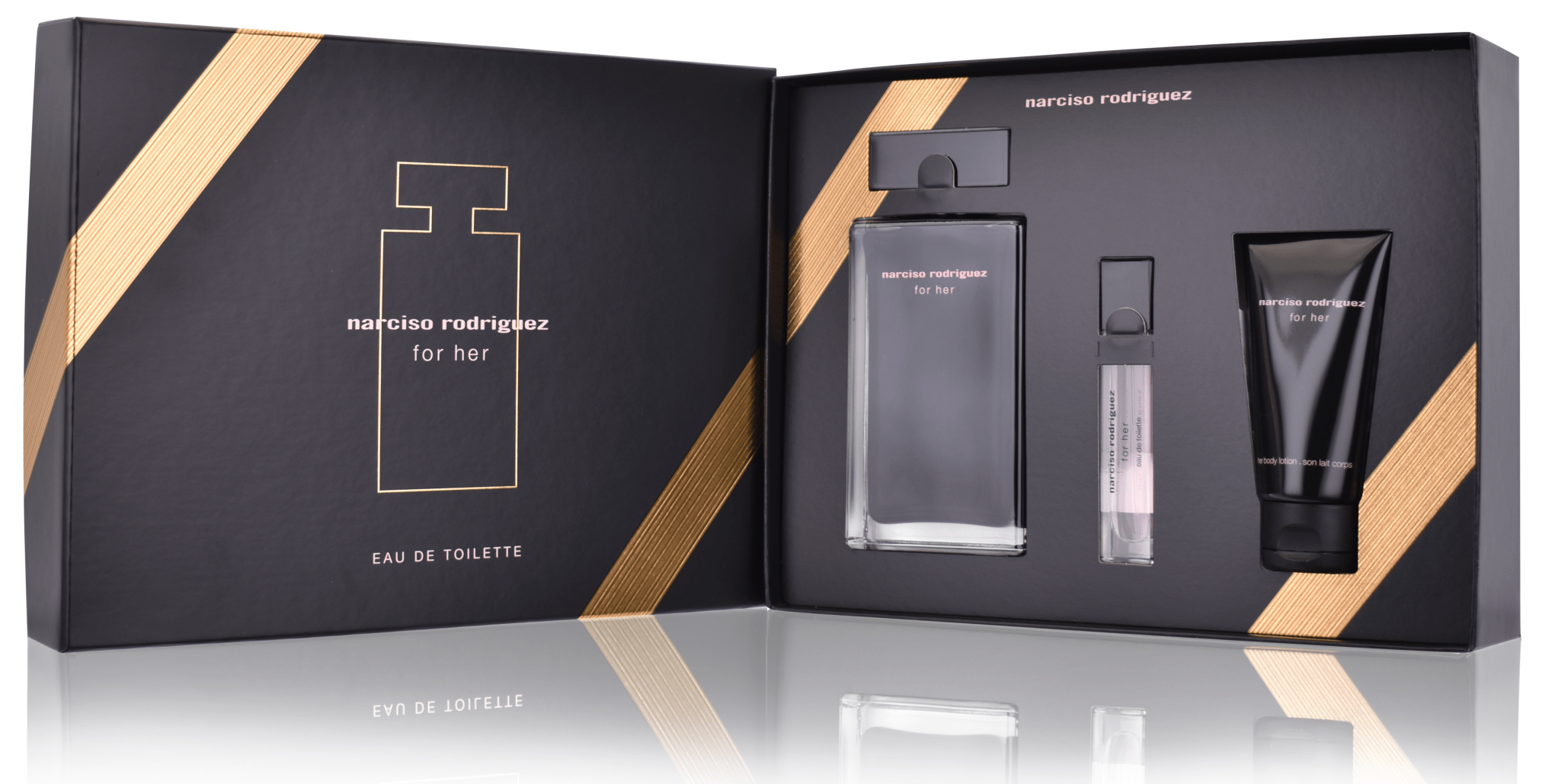 Narciso Rodriguez for Her 100 ml Eau de Toilette + 10 ml EDT + 50 ml BL